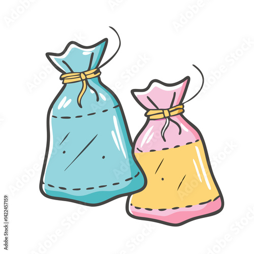 party favor bags icon, party favor bags vector illustration-simple illustration of party favor bags, perfect for party favor bags logos and icons