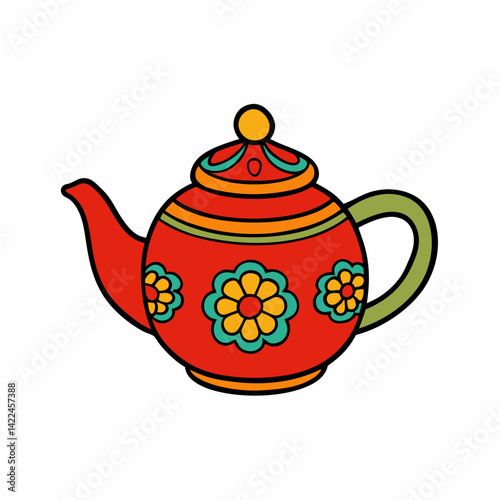 teapot and cup