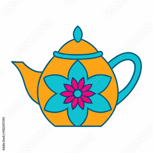 teapot icon vector illustration