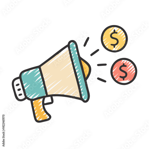 sponsored post icon, sponsored post vector illustration-simple illustration of sponsored post, perfect for sponsored post logos and icons