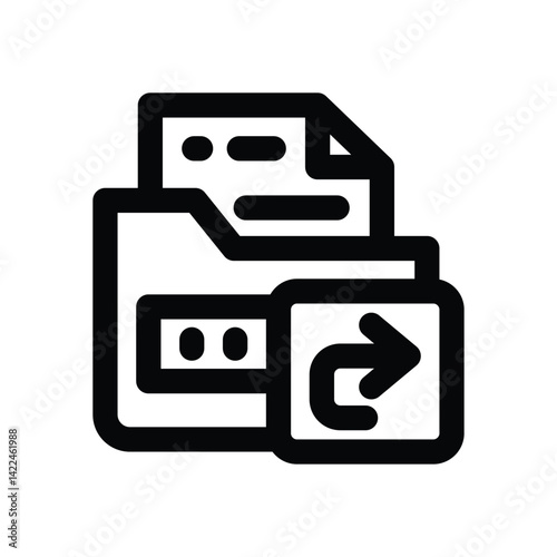 data recovery line icon. Clean and minimalist vector icon for websites, mobile apps, presentations, and logos. Fully scalable and customizable for any project.