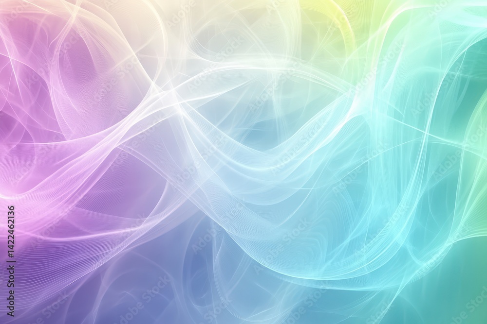 Abstract pastel swirls of flowing color. Abstract pastel swirls of flowing color.
