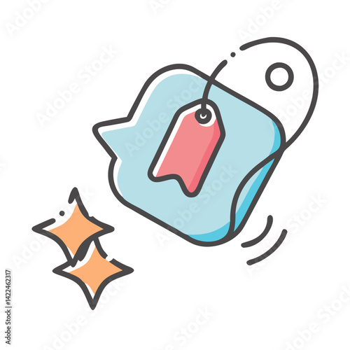 tagline icon, tagline vector illustration-simple illustration of tagline, perfect for tagline logos and icons