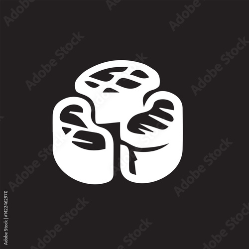 Yammy roasted beaf Meat in Vector Art