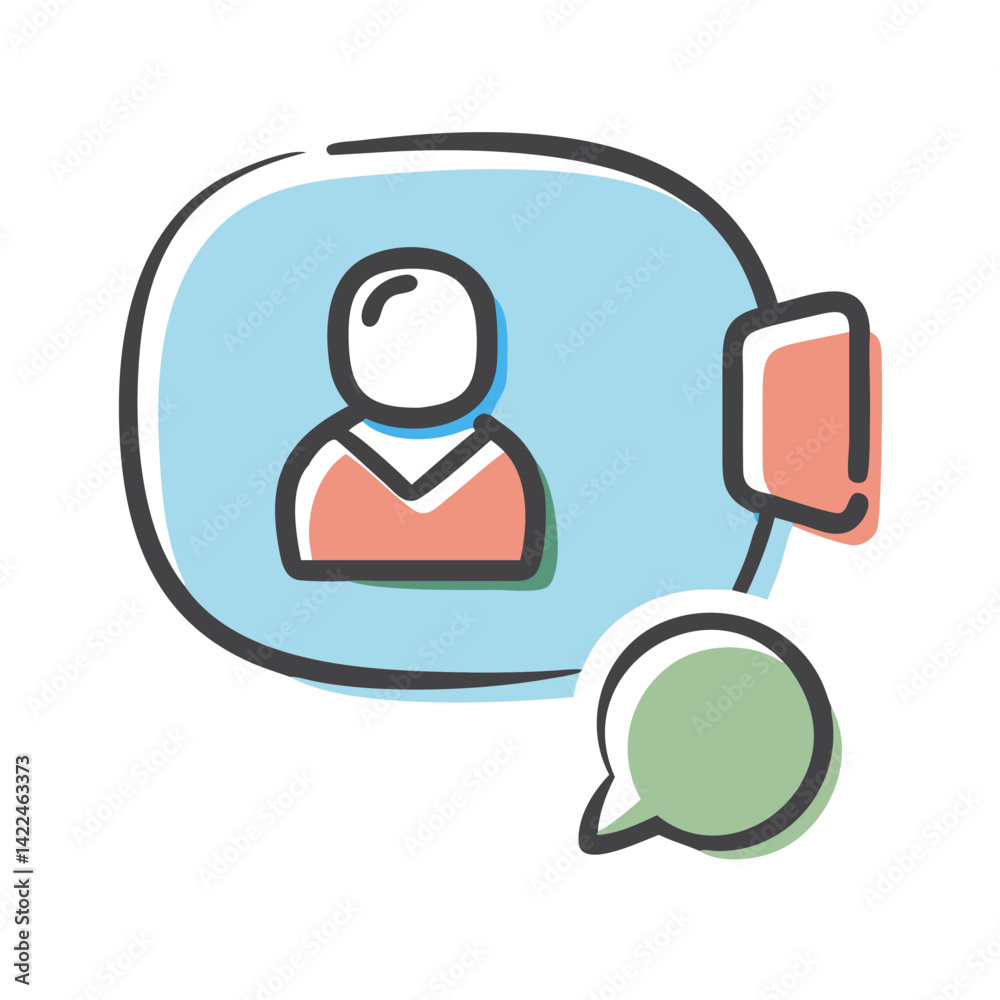 Fototapeta premium video call icon, video call vector illustration-simple illustration of video call, perfect for video call logos and icons