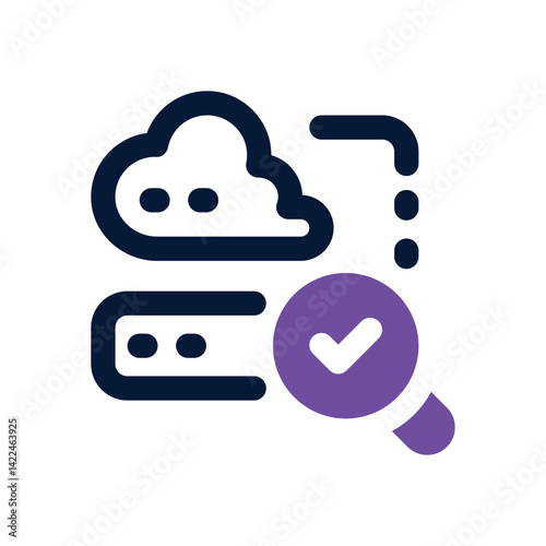 search dual tone icon. Sleek and modern vector icon for websites, mobile apps, marketing materials, and corporate design. Fully scalable and ready to use.