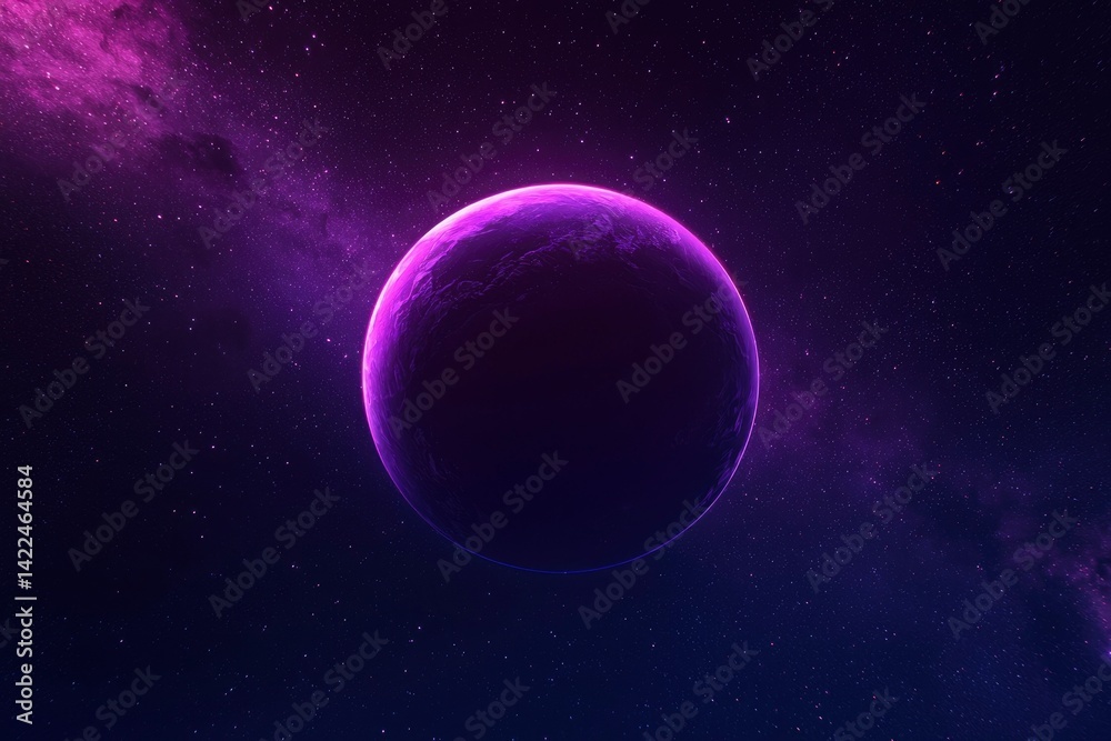 Obraz premium Planet in the cosmos