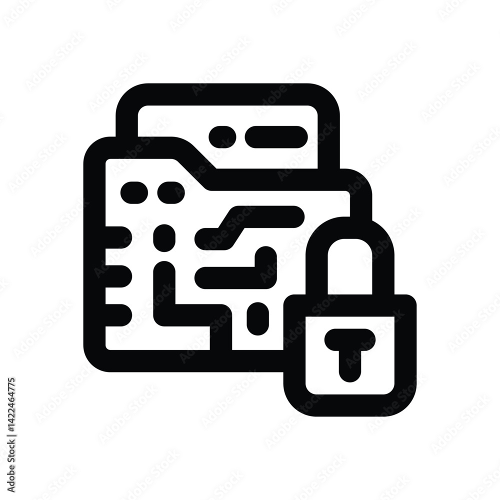 folder line icon. Clean and minimalist vector icon for websites, mobile apps, presentations, and logos. Fully scalable and customizable for any project. folder line icon. Clean and minimalist vector icon for websites, mobile apps, presentations, and logos. Fully scalable and customizable for any project.
