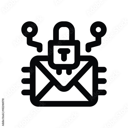 email line icon. Clean and minimalist vector icon for websites, mobile apps, presentations, and logos. Fully scalable and customizable for any project.