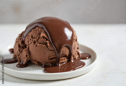 Melting Chocolate Ice Cream Scoop