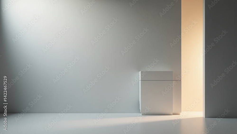 Obraz premium Modern Minimalist Empty Room Interior Design