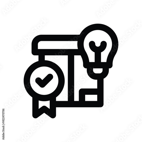 originality line icon. Clean and minimalist vector icon for websites, mobile apps, presentations, and logos. Fully scalable and customizable for any project.