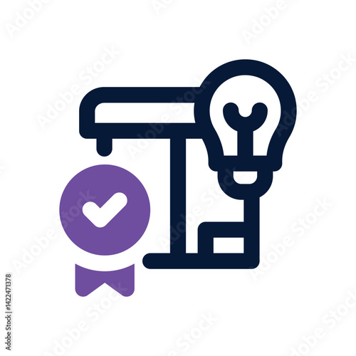 originality dual tone icon. Sleek and modern vector icon for websites, mobile apps, marketing materials, and corporate design. Fully scalable and ready to use.
