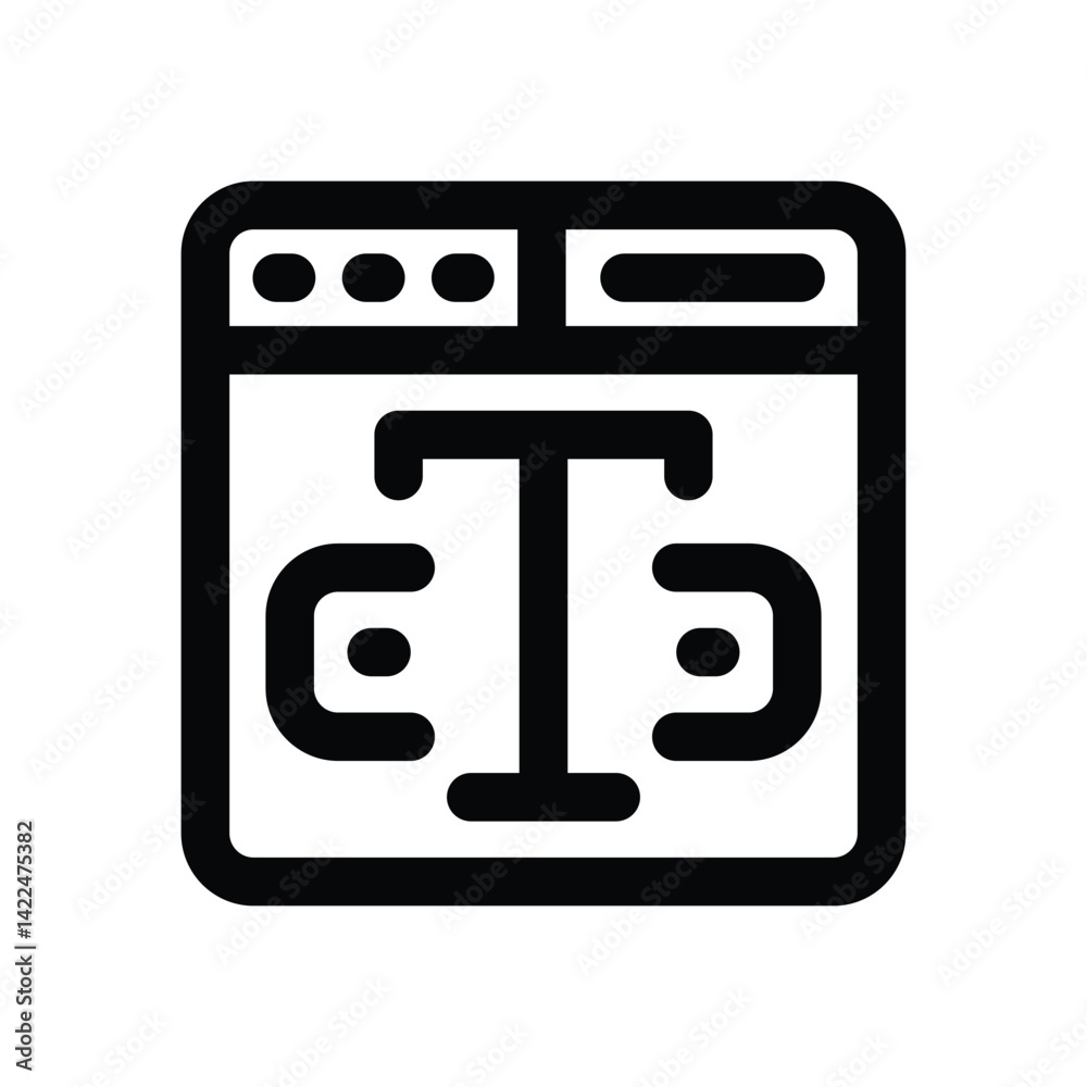 text edit line icon. Clean and minimalist vector icon for websites, mobile apps, presentations, and logos. Fully scalable and customizable for any project. text edit line icon. Clean and minimalist vector icon for websites, mobile apps, presentations, and logos. Fully scalable and customizable for any project.