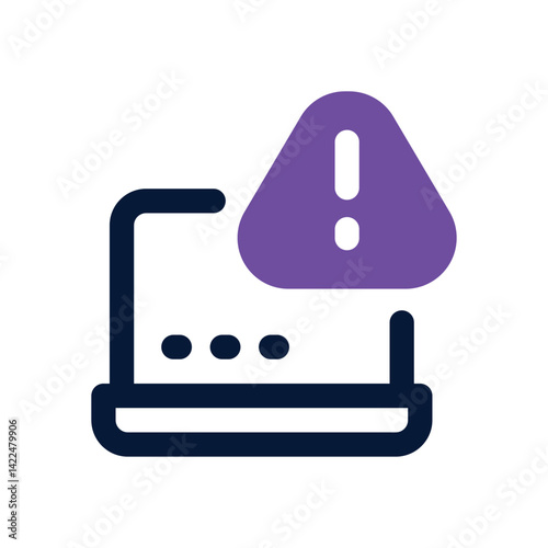 alert dual tone icon. Sleek and modern vector icon for websites, mobile apps, marketing materials, and corporate design. Fully scalable and ready to use.