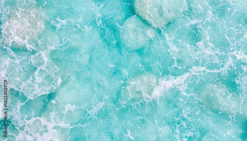 Obraz premium Turquoise Ocean Waves