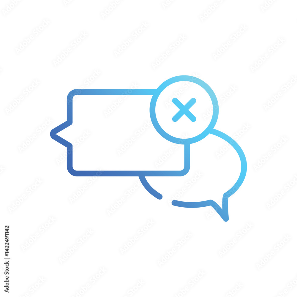 Cross Mark Icon vector stock illustration Cross Mark Icon vector stock illustration