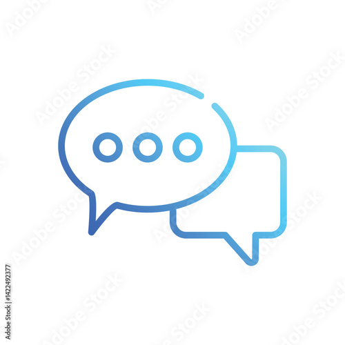 Message  Icon vector stock illustration