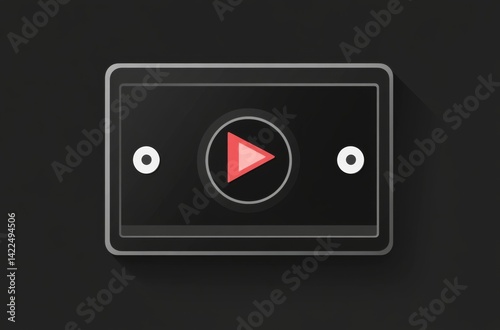 Free Download video player   set against a black background - GFXLoad