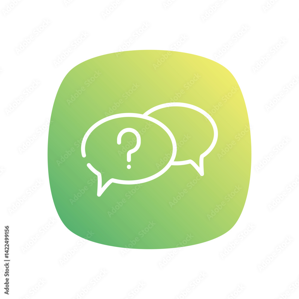 Question Sign Icon vector stock illustration Question Sign Icon vector stock illustration