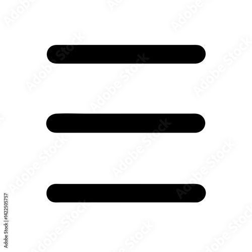 align justify glyph flat vector icon