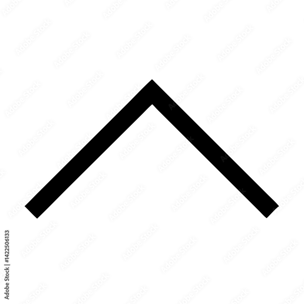 angle small up glyph flat vector icon angle small up glyph flat vector icon
