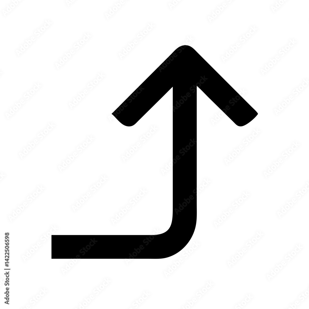arrow small up glyph flat vector icon arrow small up glyph flat vector icon