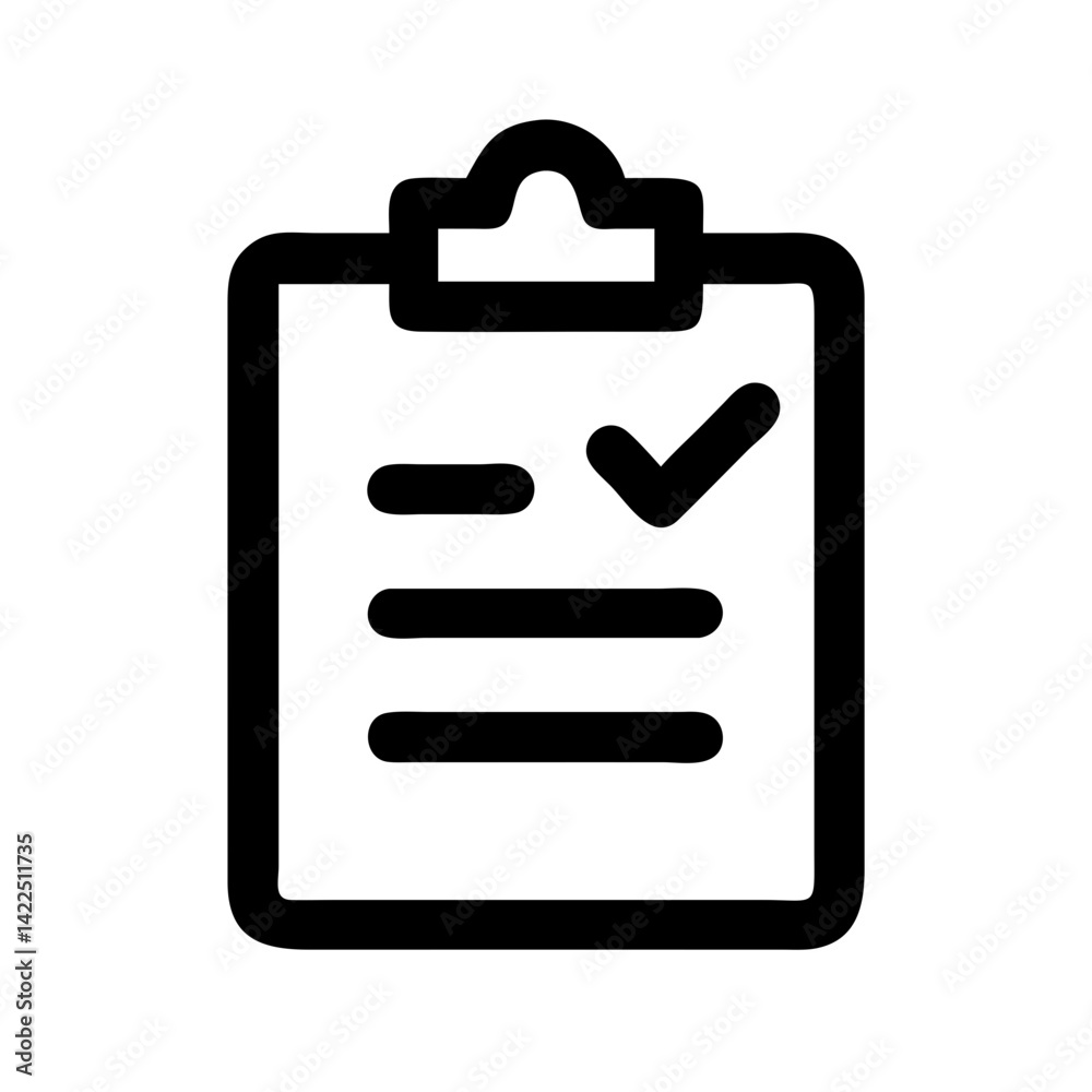 clipboard list check glyph flat vector icon clipboard list check glyph flat vector icon