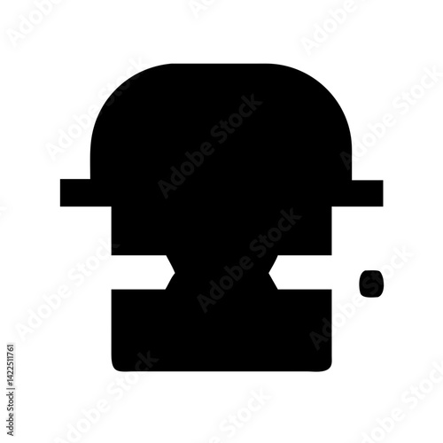 clone glyph  flat vector icon