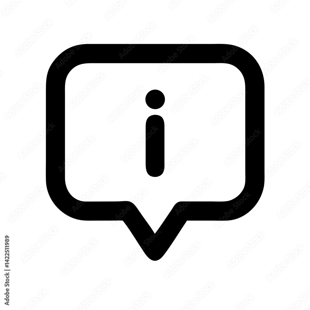 comment info glyph flat vector icon comment info glyph flat vector icon