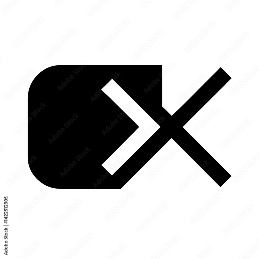 delete right glyph flat vector icon delete right glyph flat vector icon