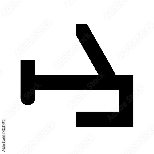 link alt glyph  flat vector icon