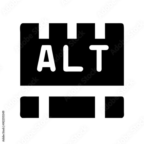 pallet alt glyph flat vector icon