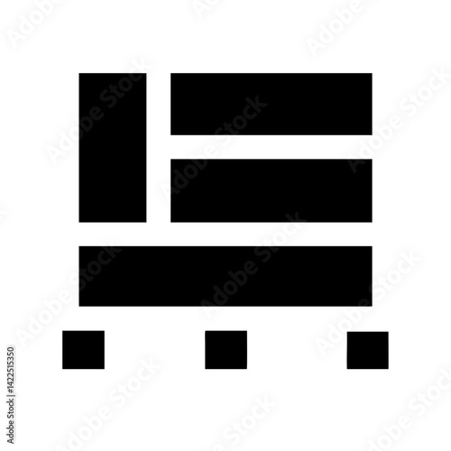 pallet alt glyph flat vector icon