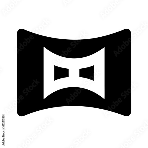panorama glyph  flat vector icon
