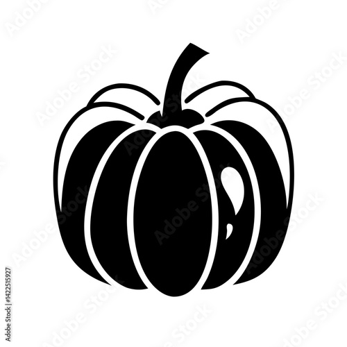 pumpkin alt   glyph  flat vector icon