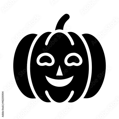 pumpkin alt   glyph flat vector icon