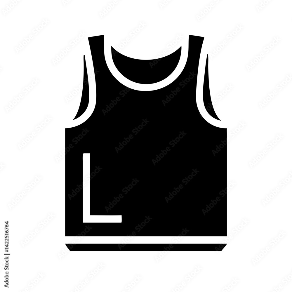 shirt tank top glyph flat vector icon shirt tank top glyph flat vector icon