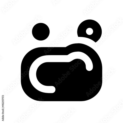 soap alt glyph  flat vector icon