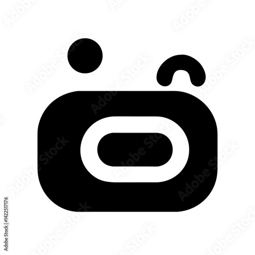 soap alt glyph flat vector icon