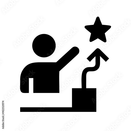 motivation icon  flat vector icon