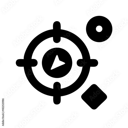 purpose icon  flat vector icon