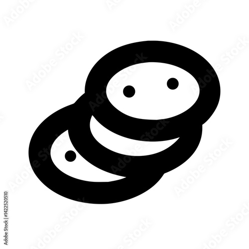 bagels icon  flat vector icon