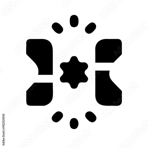 crackers icon  flat vector icon