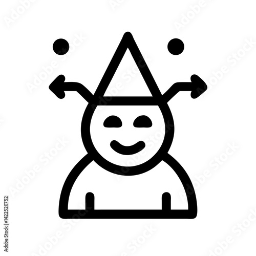 costume party  flat vector icon