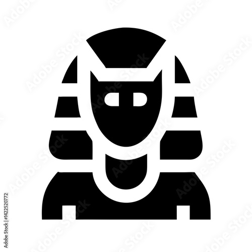 pharaoh icon  flat vector icon