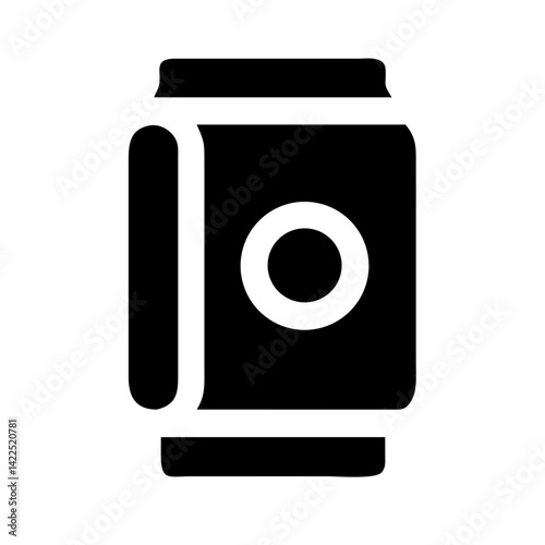 soda can icon flat vector icon