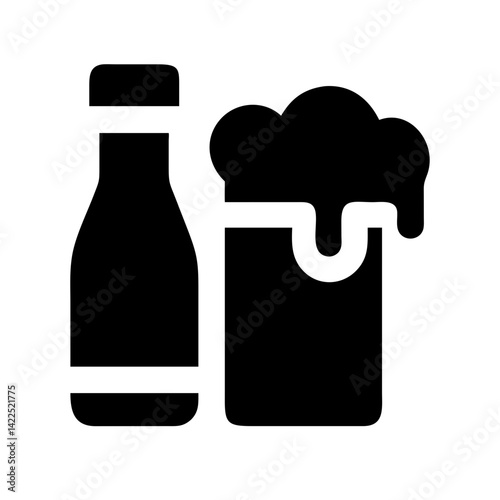 beer icon  flat vector icon