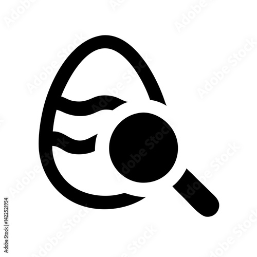 egg hunt icon flat vector icon