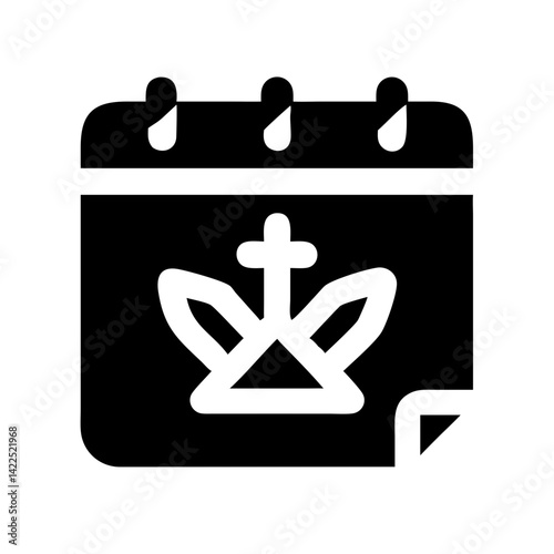 holy week icon  flat vector icon